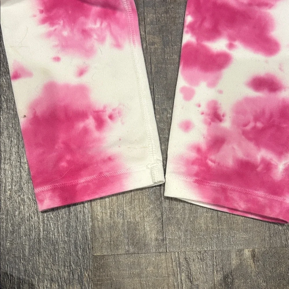 Nike Fuchsia Tie-Dye Leggings